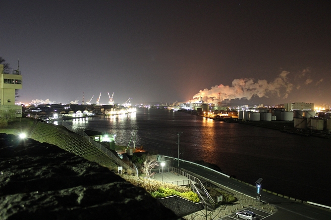 展望デッキからの夜景