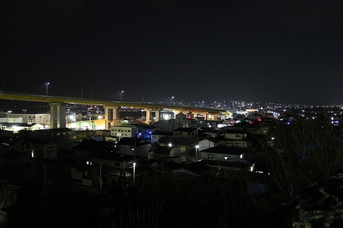 展望デッキからの夜景